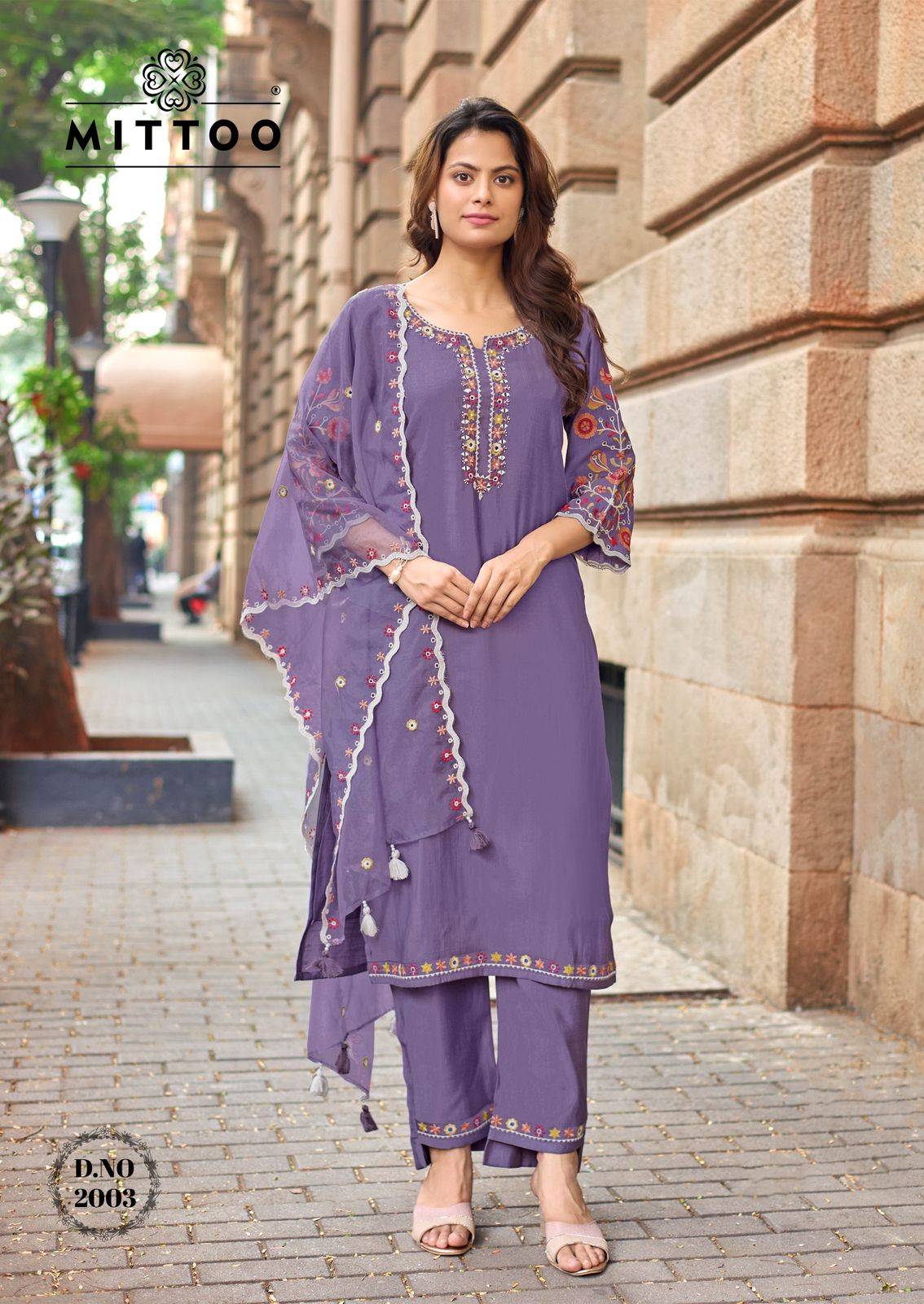 Rang Mahal By MITTOO 2001 To 2006 Stylish Beautiful Colourful Viscose Dresses At Wholesale Price